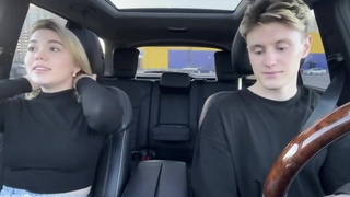 Paid for a taxi with a blowjob | in the car | outdoor