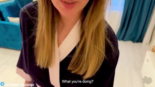 Are you a normal stepson!? Don't be stupid! I made it clear to you that I want to fuck you!