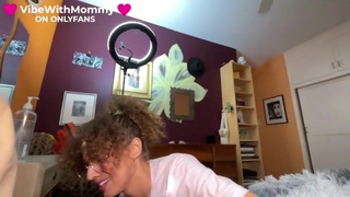 Nice girl farts in your face