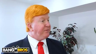 Luna Star Gets Grabbed By The Pussy At The White House!