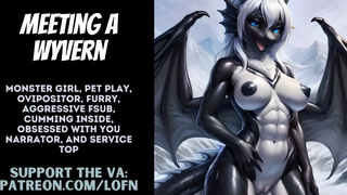 [F4A] Meeting a Wyvern - Scalie Furry Dragon Girl is a Service Top and Fucks YOU!