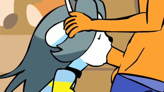 Chara pays Temmie to fuck her mouth (by nine 8)