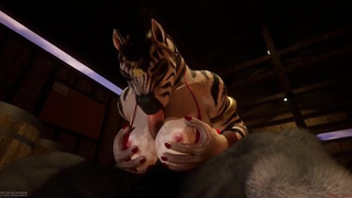 WildLife - A Zebra in the Stable - Furry Hentai Yiff