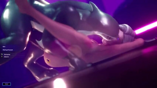 Subverse - Furry alien fucks sexy blonde very fast