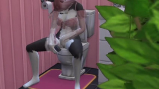 Masturbating in the bathroom sims furry