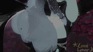 Cute femboy bunny gets fucked HARD by thicc foxy's knotted cock