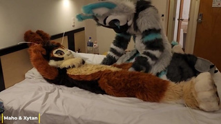 Naughty Husband Plays With Her Little Wife - Dildo Playing And Mursuit - Maho & Xytan