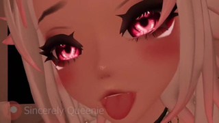 Neko Girlfriend Makes You but ALSO TO HORNY - VTUBER ASMR EROTIC ROLEPLAY EAR LICKS EAR MOANS