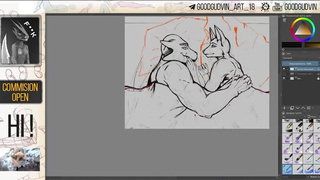 55 Speed Paint - Kinktober After sex time