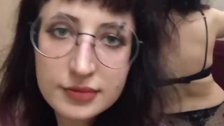 Cute student shows her ass.