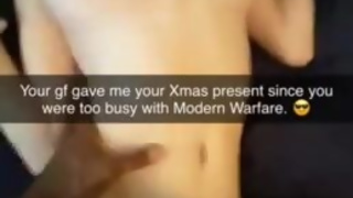 Teen Fucks Her Boyfriend’s Best Friend For Christmas as Payback For Cheating