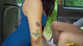 Fake Taxi High class redhead Latina Yenifer Chacon pov blowjob public hardcore sex outdoors