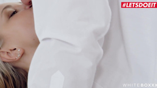 WHITEBOXXX - Hot Girlfriend Surprises Boyfriend With Romantic Sex After Coming Home Full Scene